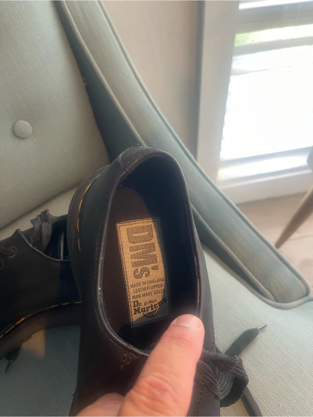Vintage Dr. Martens 8651 Made in England Leather Shoes UK 8